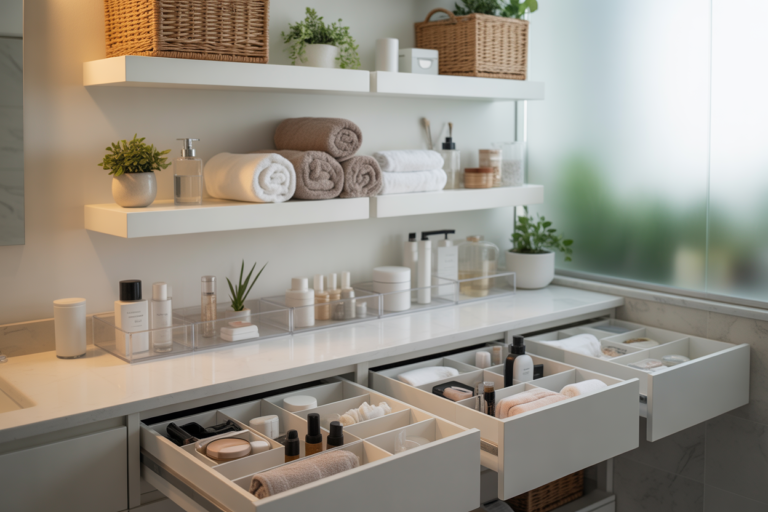 20 Smart Bathroom Organization Ideas That Hide Clutter Beautifully