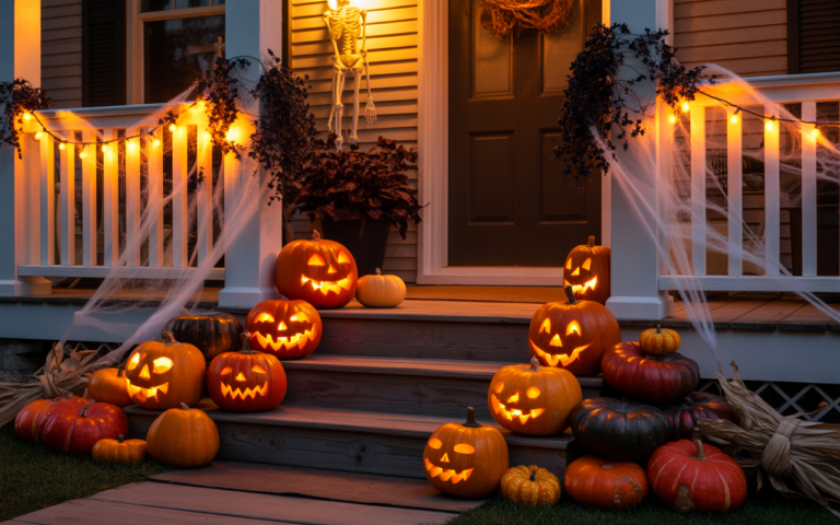 37 Halloween Porch Decor Ideas That’ll Make Your Home the Talk of the Neighborhood