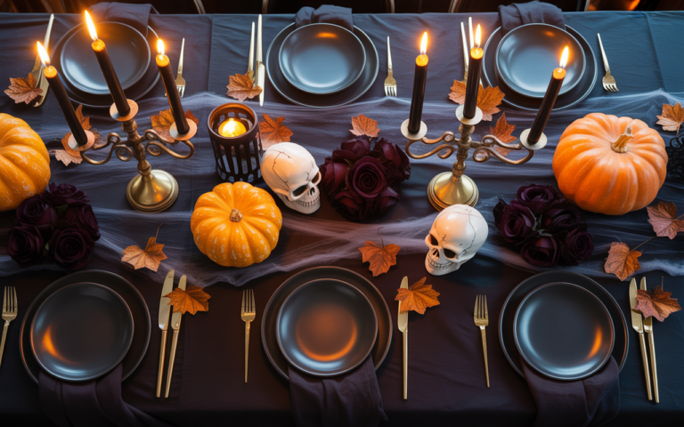 37 Elegant Halloween Tablescape Ideas That Look Hauntingly Beautiful