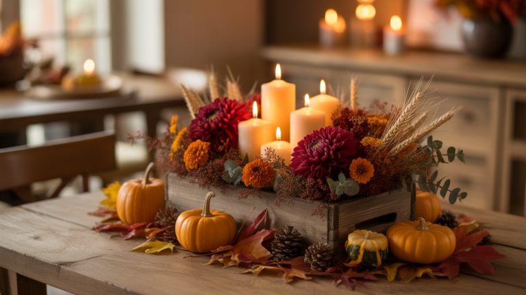 23 Modern Fall Centerpiece Ideas with Neutral Colors You’ll Love