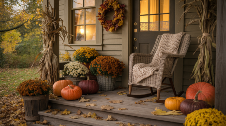 27 Fall Front Porch Decor Ideas That Instantly Boost Curb Appeal